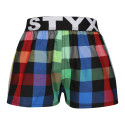 Caleçons enfant Styx sport élastique multicolore (BJ1012)