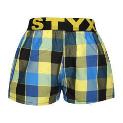 Caleçons enfant Styx sport élastique multicolore (BJ1015)