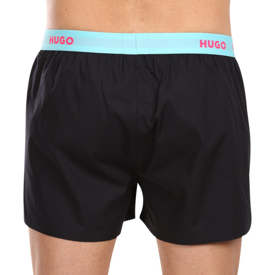 3PACK Caleçons homme HUGO noir (50510216 005)