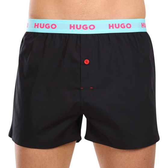 3PACK Caleçons homme HUGO noir (50510216 005)