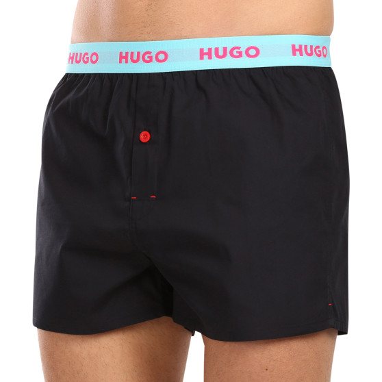 3PACK Caleçons homme HUGO noir (50510216 005)