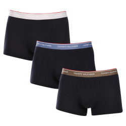 3PACK Boxers homme Tommy Hilfiger bleu foncé (UM0UM01642 0XX)