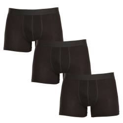 3PACK Boxers homme Nedeto oversized noir (3NBX001)