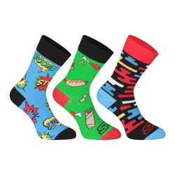 3PACK chaussettes joyeuses Styx haute multicolore (H955115453)