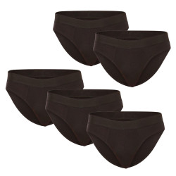 5PACK slip homme Nedeto noir (5NDTS001)