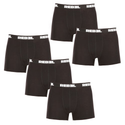 5PACK Boxers homme Nedeto Rebel noir (5NBR001)