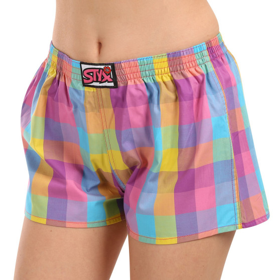 Caleçons femme Styx caoutchouc classique multicolore (K1028)