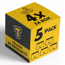 4x 5PACK caleçons pour hommes  sports rubber - abonnement trimestriel annuel Nedeto