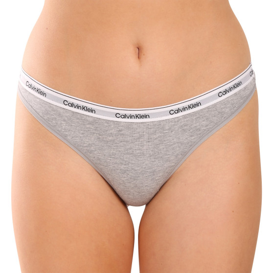 3PACK String femme Calvin Klein multicolore (QD5209E-NP4)