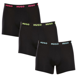 3PACK Boxers homme HUGO noir (50503079 971)