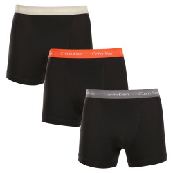 3PACK Boxers homme Calvin Klein noir (U2662G-MWR)