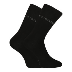 Chaussettes Pietro Filipi haute bambou noir (1PBV001)