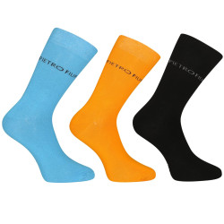 3PACK chaussettes Pietro Filipi haut bambou multicolore (3PBV003)