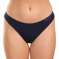 Tong femme Gina bambou bleu (05013)