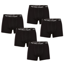 5PACK Boxers homme Pietro Filipi noir (5BCL002)