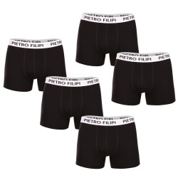 5PACK Boxers homme Pietro Filipi noir (5BCL003)