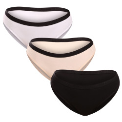 3PACK culotte femme Pietro Filipi multicolore (3KB003)