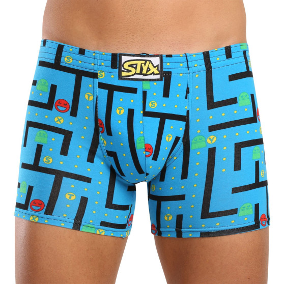 3PACK Boxers homme Styx long art caoutchouc classique multicolour (3F12692)