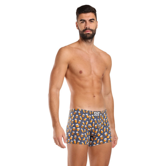 3PACK Boxers homme Styx long art caoutchouc classique multicolour (3F13714)