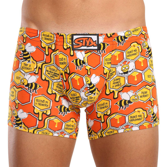 3PACK Boxers homme Styx long art caoutchouc classique multicolour (3F13714)