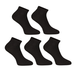 5PACK chaussettes Nedeto low bamboo black (5PBN01)