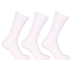 3PACK chaussettes Nedeto haut bambou blanc (3PBV02)