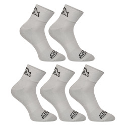 5PACK chaussettes Styx cheville gris (5HK1062)