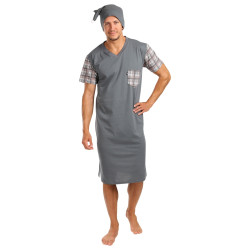 Chemise de nuit pour hommes Foltýn gris (FNKK25)