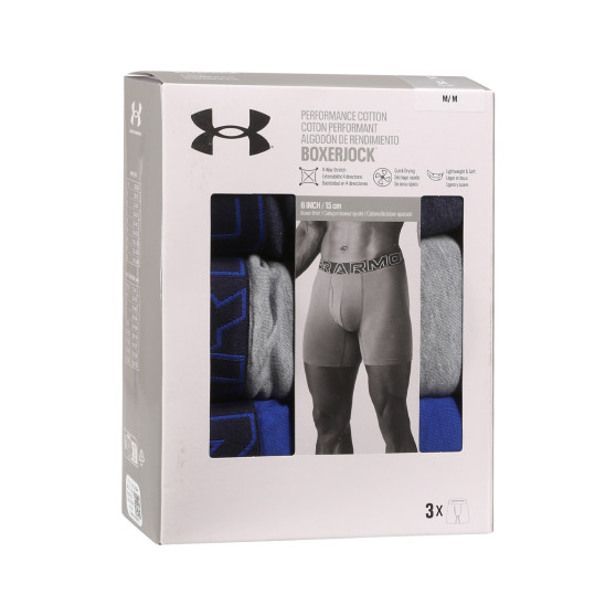 3PACK Boxers homme Under Armour multicolore (1383889 410)