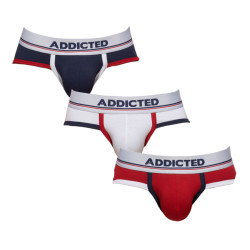 3PACK slip homme Addicted multicolore (AD1008P-3COL)