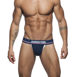 Tong homme Addicted bleu push up (AD711-09)