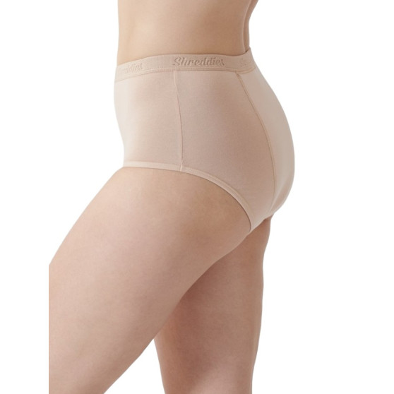 Shreddies Culotte fonctionnelle pour flatulences pour femmes Hi-Waist Beige (SHRED102B)