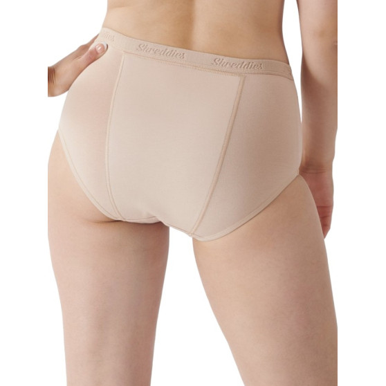 Shreddies Culotte fonctionnelle pour flatulences pour femmes Hi-Waist Beige (SHRED102B)