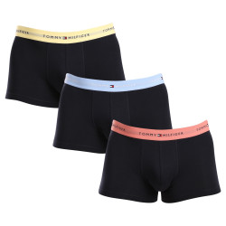 3PACK Boxers homme Tommy Hilfiger bleu foncé (UM0UM02763 0XM)