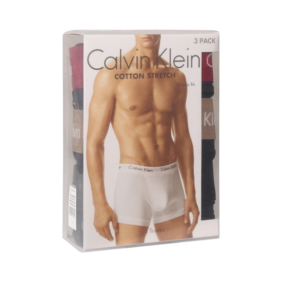 3PACK Boxers homme Calvin Klein noir (U2662G-NOP)