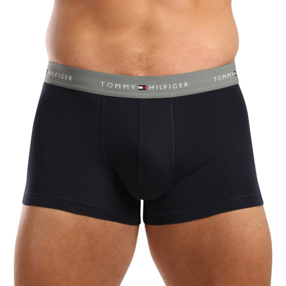 3PACK Boxers homme Tommy Hilfiger bleu foncé (UM0UM02763 0T9)