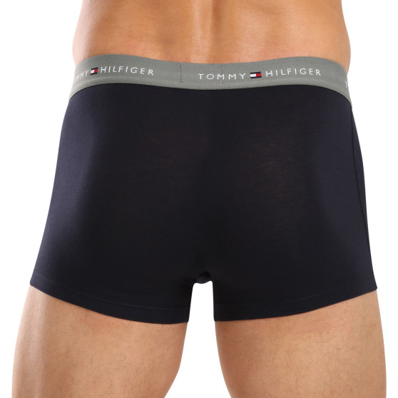 3PACK Boxers homme Tommy Hilfiger bleu foncé (UM0UM02763 0T9)