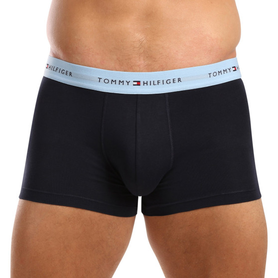 3PACK Boxers homme Tommy Hilfiger bleu foncé (UM0UM02763 0T9)