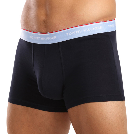 3PACK Boxers homme Tommy Hilfiger bleu foncé (UM0UM01642 0XV)