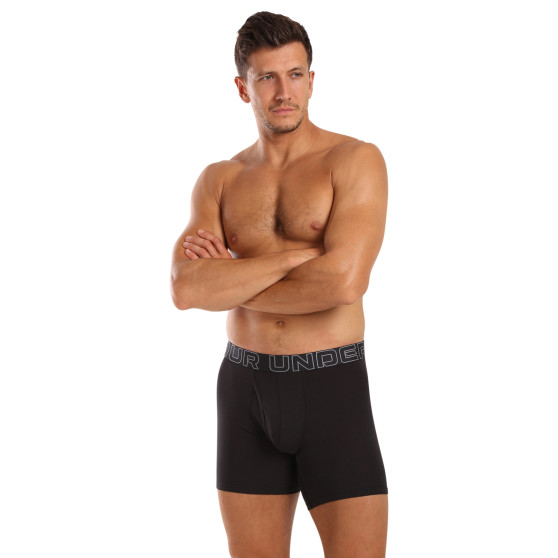 3PACK Boxers homme Under Armour noir (1383889 001)