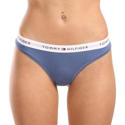 Strings pour femmes Tommy Hilfiger bleu (UW0UW03835 C4Q)