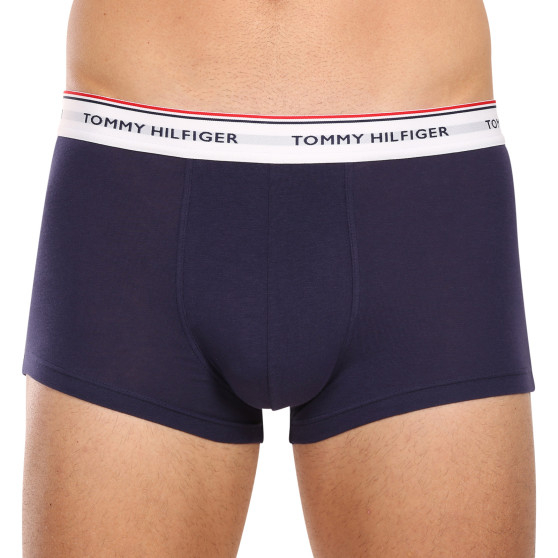 3PACK Tommy Hilfiger caleçon homme surdimensionné bleu foncé (1U87905252 05G)