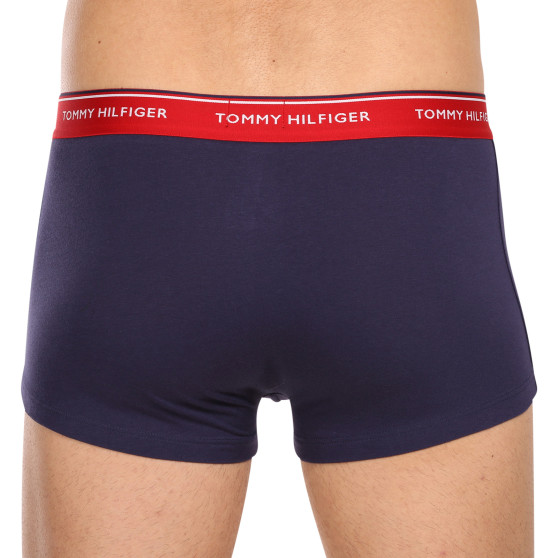 3PACK Tommy Hilfiger caleçon homme surdimensionné bleu foncé (1U87905252 05G)