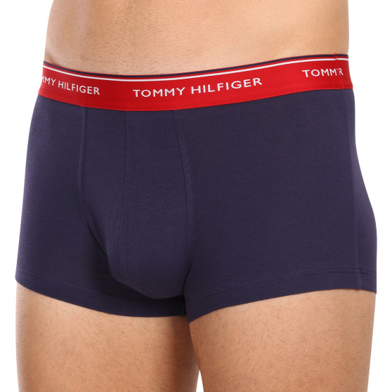 3PACK Tommy Hilfiger caleçon homme surdimensionné bleu foncé (1U87905252 05G)