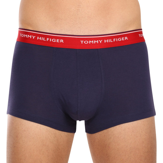 3PACK Tommy Hilfiger caleçon homme surdimensionné bleu foncé (1U87905252 05G)