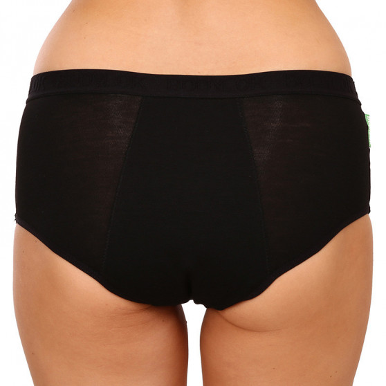 Bodylok Emballage endommagé - Menstrual Panties Bamboo Hi-Waist Black Medium Menstruation (BD22044)