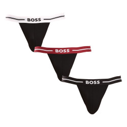 3PACK jockstraps pour hommes BOSS multicolore (50517823 968)