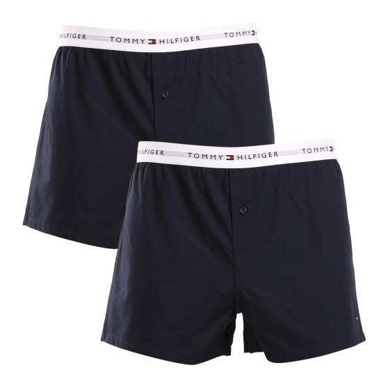 2PACK Caleçons homme Tommy Hilfiger bleu (UM0UM03376 0SU)