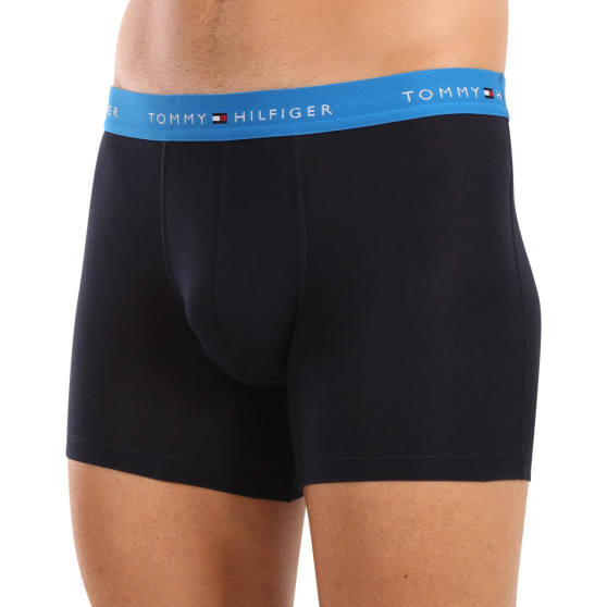 3PACK Boxers homme Tommy Hilfiger bleu foncé (UM0UM02765 0VZ)