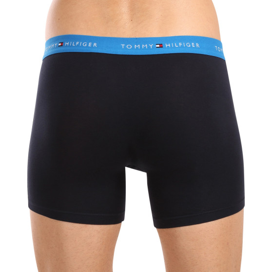 3PACK Boxers homme Tommy Hilfiger bleu foncé (UM0UM02765 0VZ)